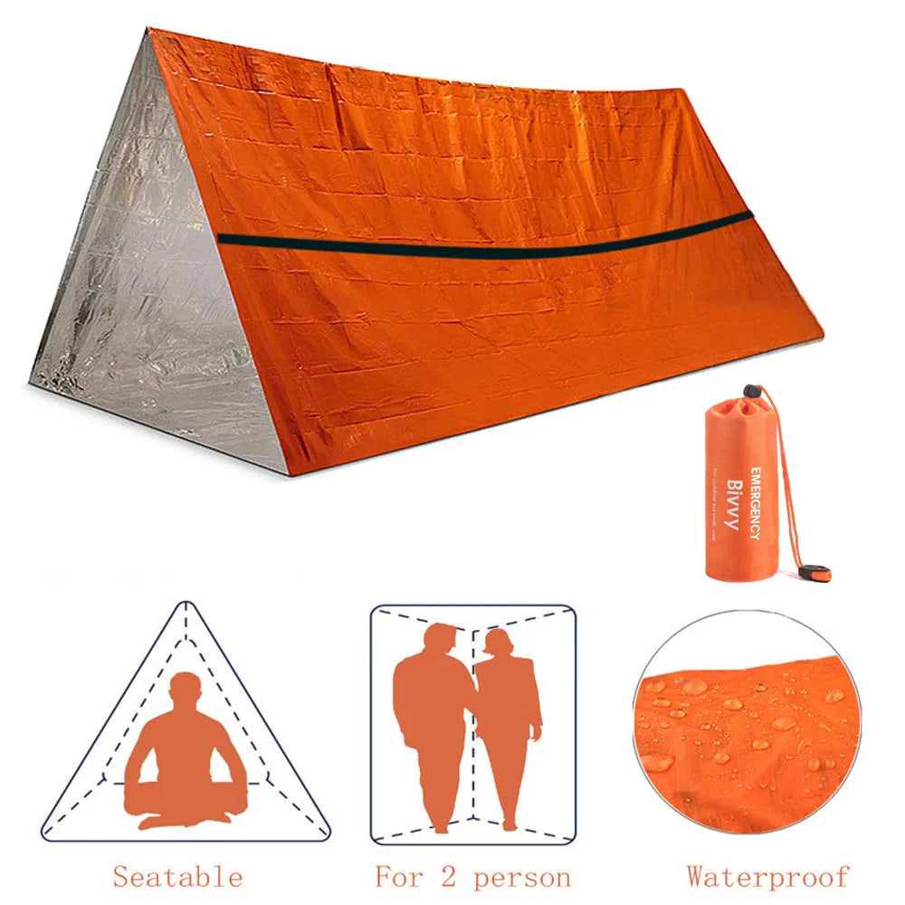 SOS Emergency Tube Tent – 2-Person Survival Shelter