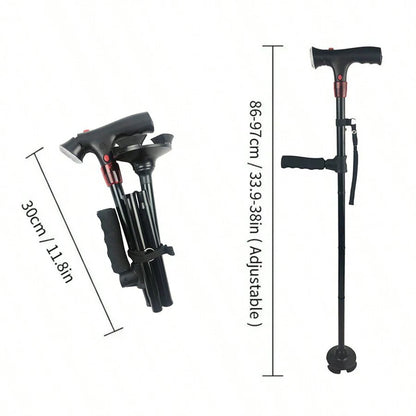 SafeStride LED Folding Cane