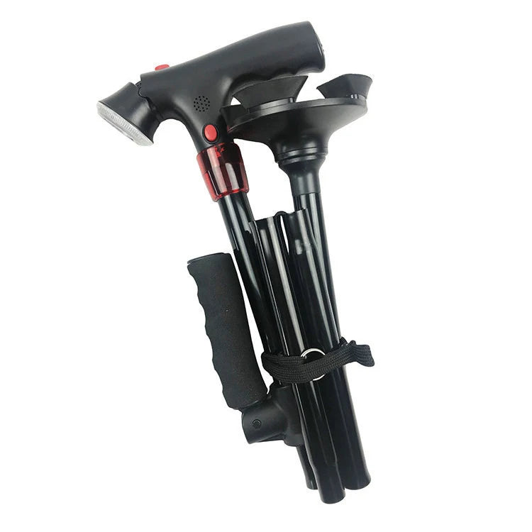 SafeStride LED Folding Cane