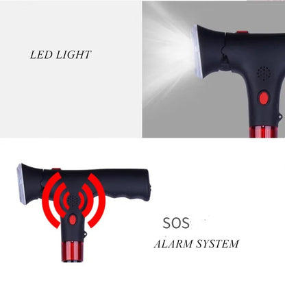 SafeStride LED Folding Cane