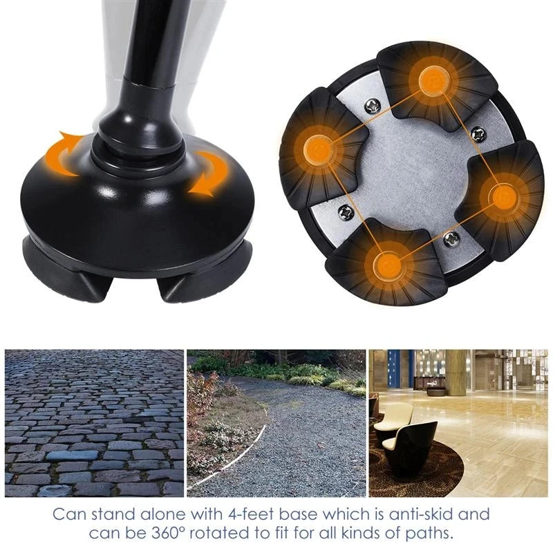 SafeStride LED Folding Cane